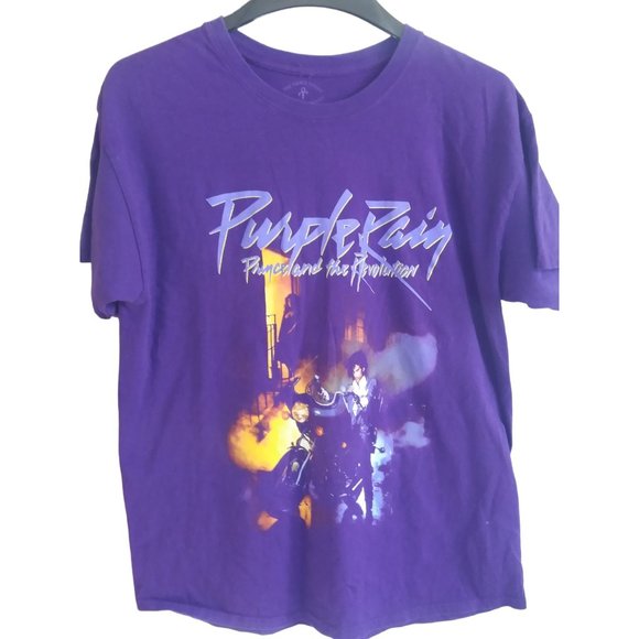 Purple Rain Prince and the Revolution Unisex Tee Shirt Size large Official Shirt - Picture 1 of 9